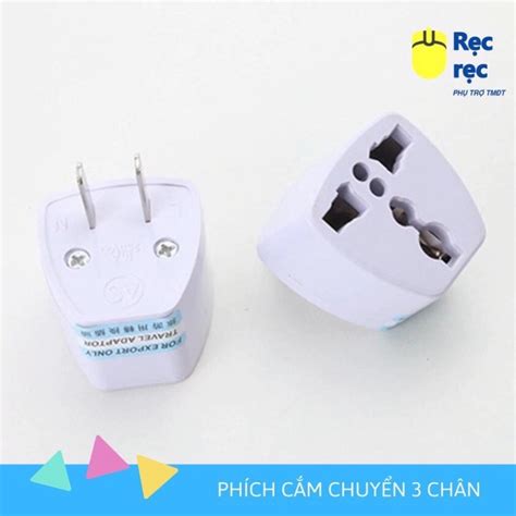 Phích Cắm đổi ổ điện Từ 3 Chân Sang 2 Chân 3 Chấu Sang 2 Chấu Holcim Kênh Xây Dựng Và Nội Thất