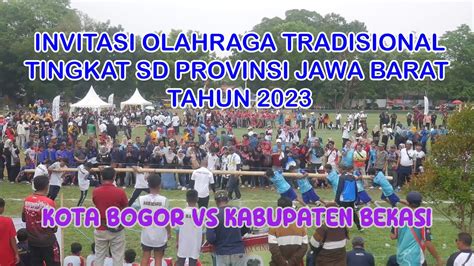 Pertandingan Dagongan Kota Bogor Vs Kabupaten Bekasi Invitasi Olahraga