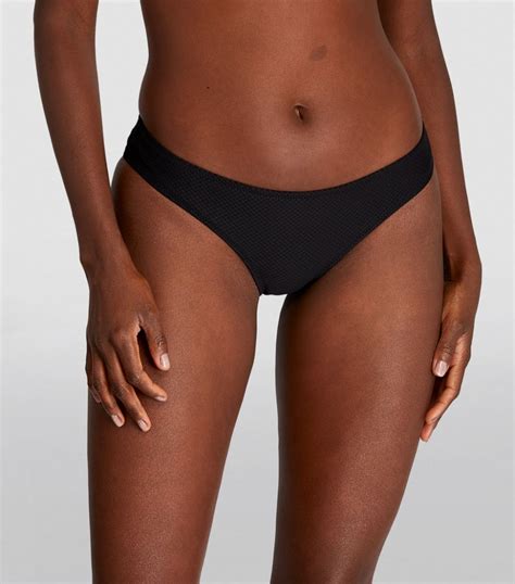 Womens Heidi Klein Black Fiji Bikini Bottoms Harrods Uk