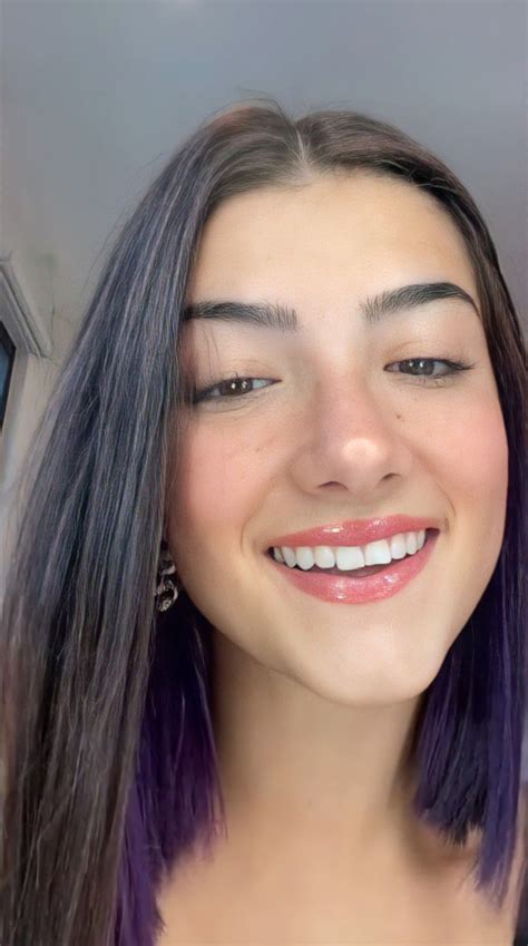 Tiktok · Charli Damelio Pastel Purple Hair Hair Color Underneath