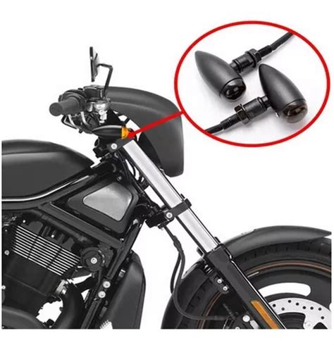 Setas Piscas Bullets Motos Harley Cafe Racer Bobber E Custom Frete Gr Tis