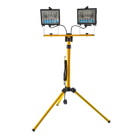 Halogen 1000w Twin 500 Watt Work Light W Telescopic Tripod Ul Dual Stand Buy Twin 500 Watt