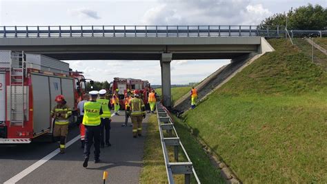 Tragiczny wypadek na autostradzie A4 w Mysłowicach Nie żyje kierowca