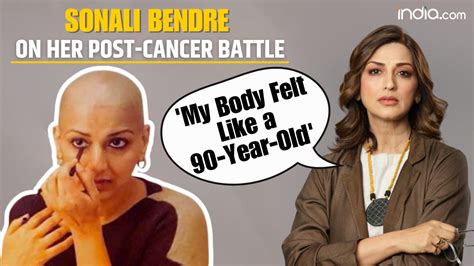 Sonali Bendre S Emotional Interview Battling Cancer To Confronting