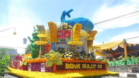 Festival Bunga Internasional Di Tomohon Adu Keindahan Lewat Parade