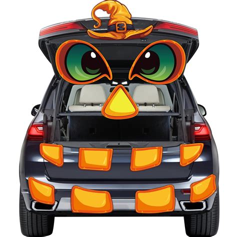 Halloween Trunk or Treat Car Decorations Kit Pumpkin Garage Door Decor