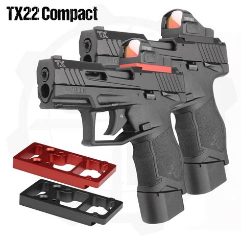 Optic Mount Plate For Taurus Tx22 Compact Pistols