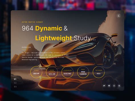 Car Web Home Page Design Figma