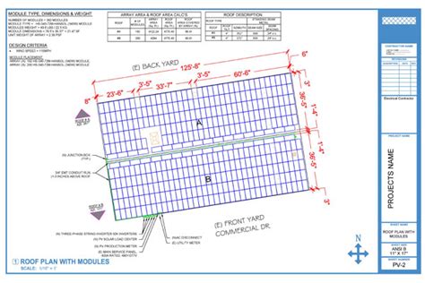 Solar Drafting Services for Solar Permit Drawings - Design Presentation