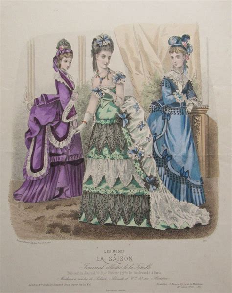 La Saison 1873 | Victorian era fashion, Victorian fashion women ...