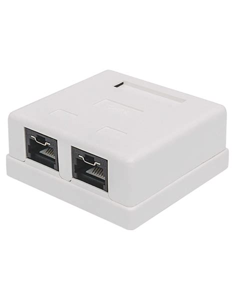 Cat6 Wall Box Dual Rj45