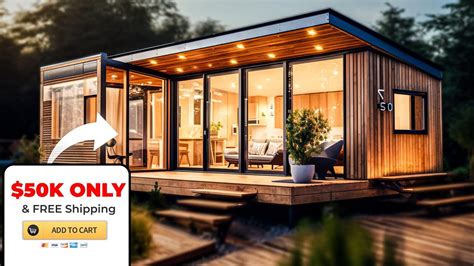 Affordable Tiny Modular Homes Under K Youtube