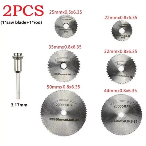 MINI LAMES DE Scie Circulaire Pour M Tal Et Bois Acier Haute Vitesse 2