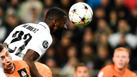 Shakhtar Donetsk 1 1 Real Madrid Rudiger S Last Gasp Equaliser Denies