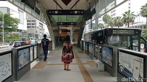 Halte Transj Bundaran Hi Sudah Terintegrasi Dengan Stasiun Mrt Instran