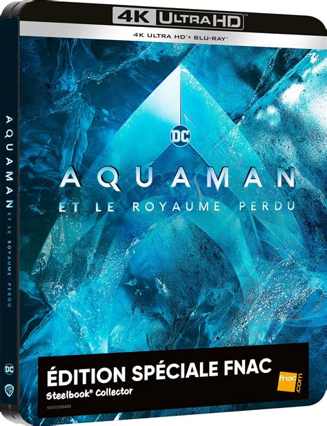 Aquaman et le Royaume perdu Édition Spéciale Fnac Steelbook Blu ray