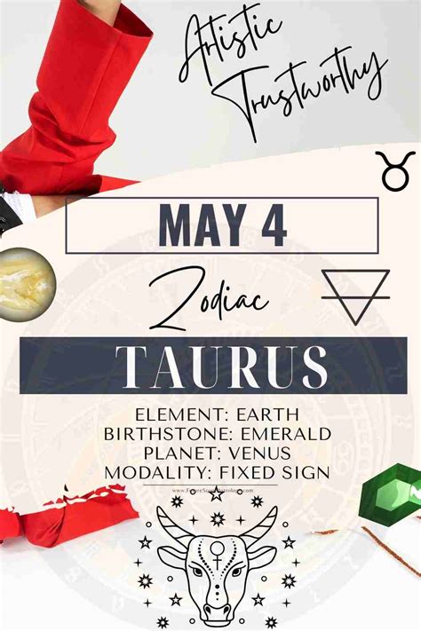 May 4 Zodiac (Taurus) Birthday: Personality, Birthstone, Compatibility - FutureScopeAstro