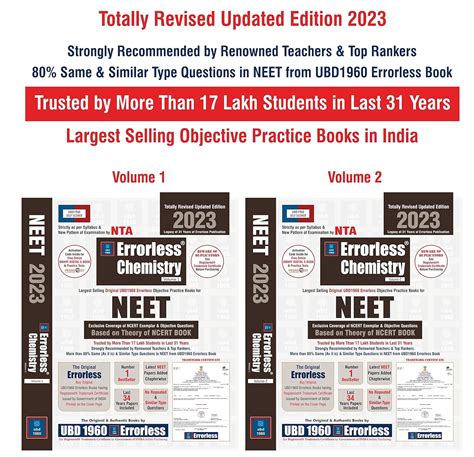 Errorless Chemistry Neet Vol Nta Ncert Based By Ubd