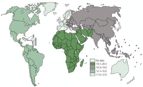 Road Traffic Injury Mortality Rates Per 100000 Population In Who