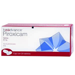 Piroxicam Beadvance Mg C Tabs Distribuidora Disa