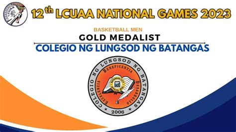 Batangas City Official Website CLB Mustangs Wagi Sa LCUAA