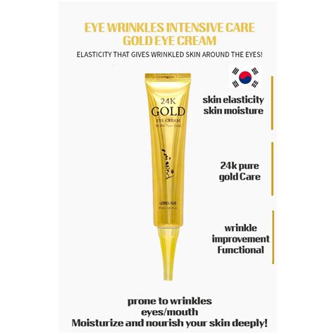 眼霜 99 9 純金 Lebelage HEEYUL 24K GOLD EYE CREAM 40ML 韓國製造 蝦皮購物