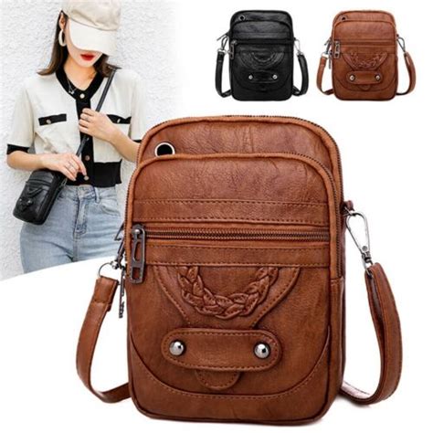 Petit Sac Main Pour T L Phone Portable Style Vintage Sac Bandouli Re Ebay