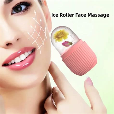 Rodillo Masajeador Facial De Hielo Herramientas De Belleza Para El