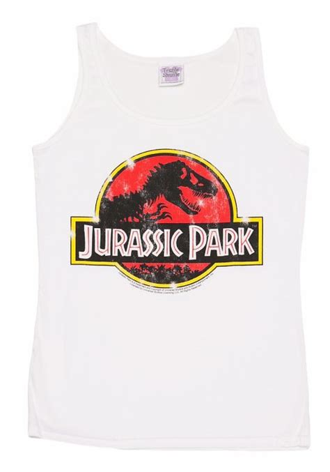 Womens Jurassic Park Logo Vest