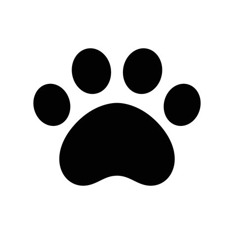 Dog Paw Icon Vector Footprint Logo Pet Cat Kitten French Bulldog Bear