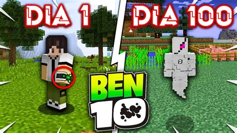 SOBREVIVÍ 100 Días SIENDO BEN 10 en Minecraft HARDCORE esto es lo