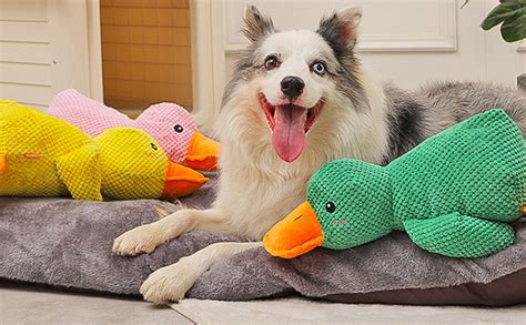 Pet Supplies Auiepet Quack Quack Duck Dog Toy 2024 Upgraded The