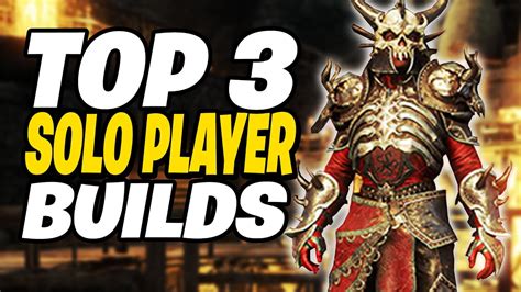 Top Best Solo Player Builds New World Solo Build After Update Youtube