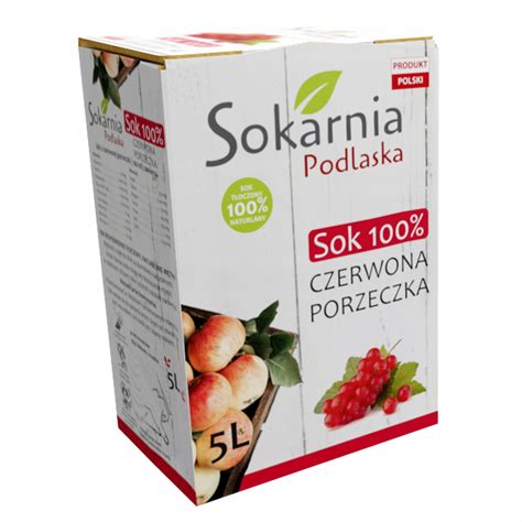 Sok Z Czerwonej Porzeczki 5l Niska Cena Na Allegro Pl