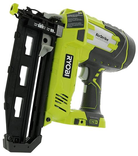 Ryobi P325 One+ 18V Lithium Ion Battery Powered Cordless 16 Gauge Finish Nailer (Battery Not ...