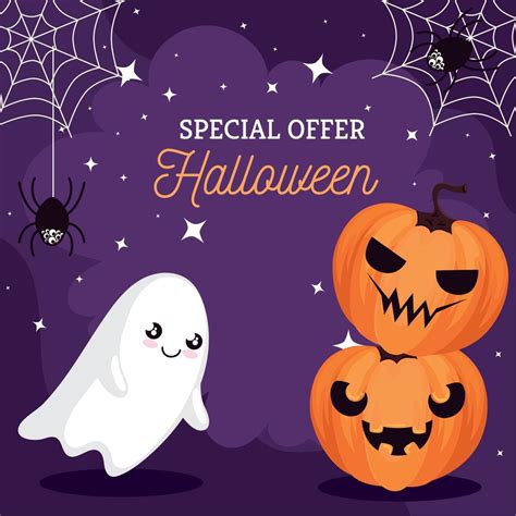 Halloween Special Offer Lettering 12592817 Vector Art At Vecteezy