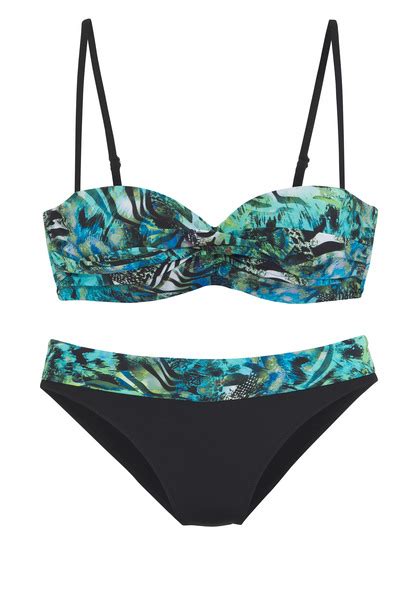 Vivance B Gel Bandeau Bikini Akari T Rkis Bedruckt Cup B