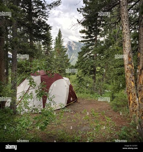 Camping near Red Lodge, Montana Stock Photo - Alamy