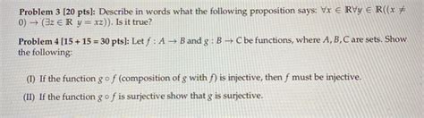 Solved Problem 3 20 Pts Describe In Words What The