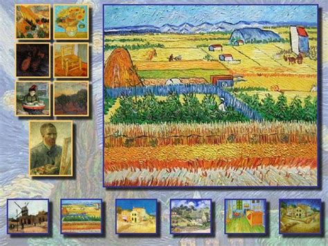 Vincent Van Gogh - Brushstrokes - PowerPoint