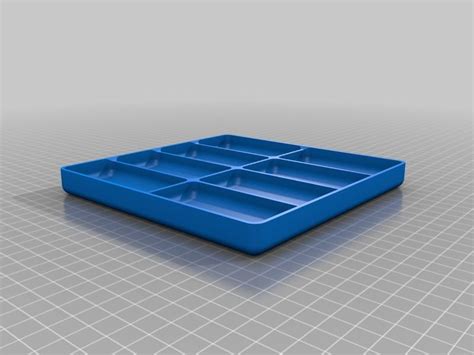 160mm Stackable Parts Trays By Bozzy Thingiverse Tray Stackable