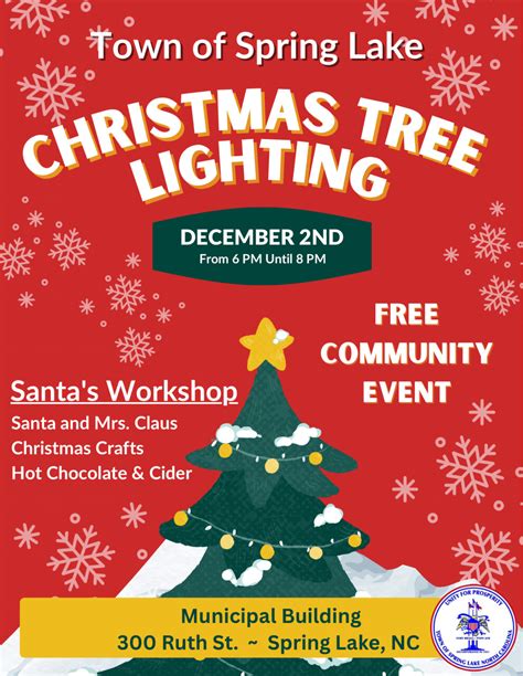 Spring Lake Christmas Tree Lighting Town Of Spring Lake Town Of