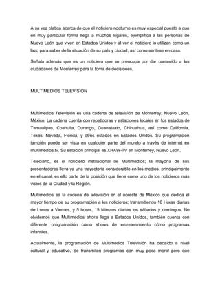 Analisis Telediario Nocturno Pdf