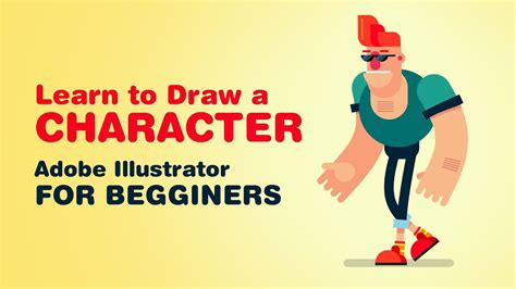 Learn How To Draw Character In Adobe Illustrator Part 1 Youtube