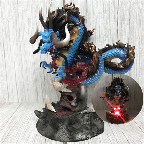 22cm One Piece Figure LED GK Kaido Action Figurines Light Dragon Figura ...