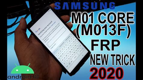 SAMSUNG GALAXY M01 Core M013F Frp Bypass Google Account Bypass New