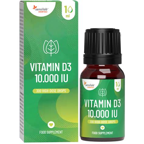 Vitamin D Tropfen 10 000 IE Hochdosiert I Sensilab