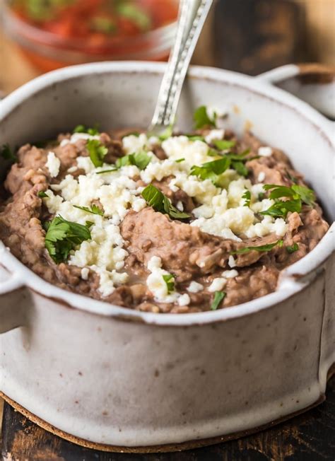 Homemade Refried Beans Recipe The Cookie Rookie