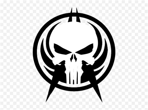 Punisher Skull Logo Png White Punisher Logo Skull Logo Png Free