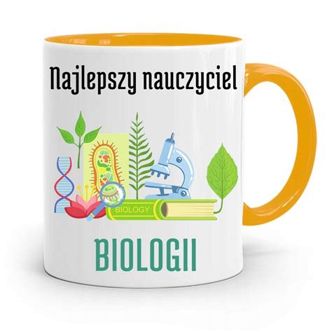 Kubek Z Oty Prezent Dzie Nauczyciela Biologii Z Nadrukiem Ze Zdj Ciem